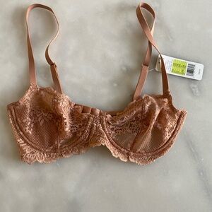 New! Natori womens bra size 32 B heavenly convertible balconette underwire bra